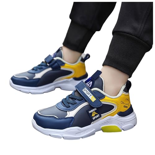 Sportschuhe Kinder rutschfest Leicht Turnschuhe Hallenschuhe Klettverschluss Sport Kinderschuhe Laufschuhe Unisex Freizeit Bequem Mesh Modische Trekkingschuhe Walking Schuhe von Generisch