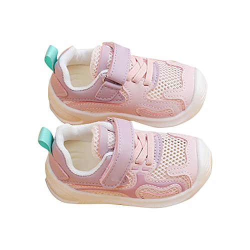 Generisch Sportschuhe Mädchen Kinderschuhe Sneaker Kleinkind Mädchen Turnschuhe Weiche Sohle Casual Schuhe Frühling Sommer Baby Ausgehöhlte Mesh Oberfläche Funktion Outdoor-Sport & (Red, 26 Toddler) von Generisch