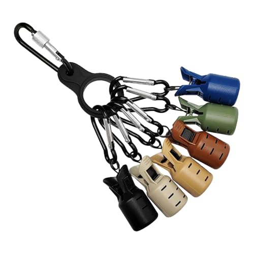 Squid Hook Protector Case - Squid Hooks Protection Caps Fishing Tackle | Lure Bait Safety Cover | Fishing Squid Hooks Cover for Fishing Tackle Lure Storage Safety Organizer, Squid Hook Protector Case von Generisch