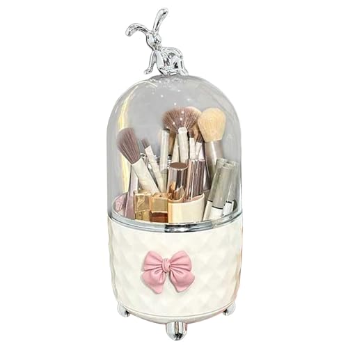 Staubdichter Make-up-Pinselhalter – um 360 Grad drehbarer transparenter Make-up-Pinsel-Organizer | staubdichte Make-up-Pinselaufbewahrung mit 6 Fächern für den Schreibtisch Staubdichter Make-up-Pinselhalter – um 360 Grad drehbarer transparenter Make-up-Pinsel-Organizer | staubdichte Make-up-Pinselaufbewahrung mit 6 Fächern für den Schreibtisch von Generisch