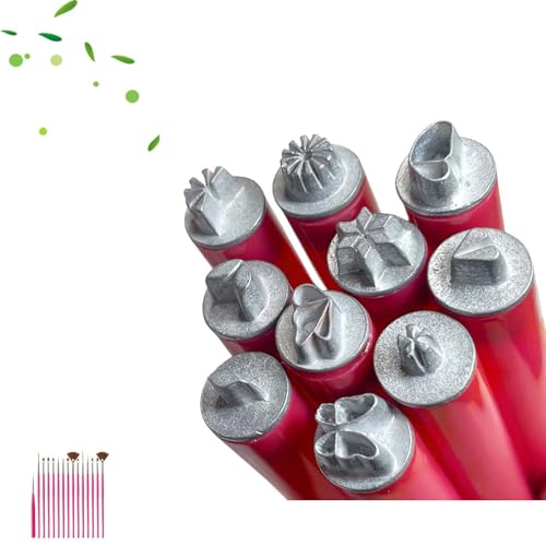 Stempelstifte Für Nägel,Nail Art Stempel Stift,Graffiti Nagelstempel,15 Stück Nagelkunst Stempelstift Set,Vielseitige Muster Nagelstempel Stifte Set für Anfänger (10PCS) von Generisch