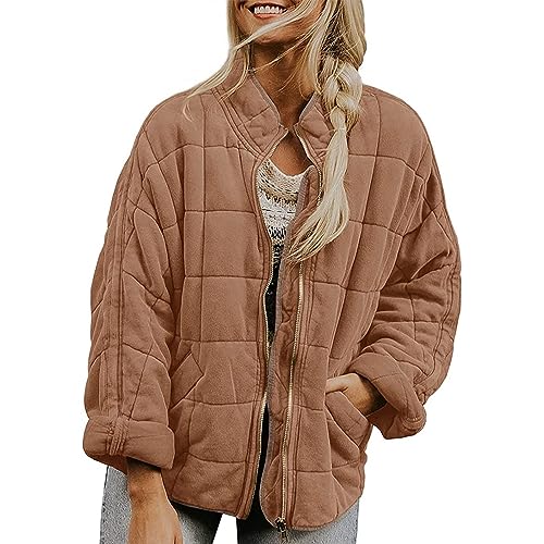 Steppjacke Damen Bedruckt Weich Wintermantel Damen Warm Jacke Damen Mit Ärmeln Plus Size Longweste Damen Große Größen Lederimitat Jacke Damen von Generisch