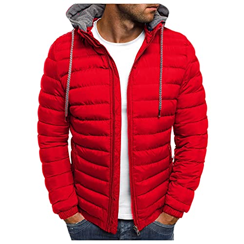 Steppjacke Herren Leicht Winter Leichte Packbar Winterjacke Lang Warm Schwarz Daunenjacke Blau XXL Steppjacke 4XL Sale Puffer Jacke Übergangsjacke Weiß Down Jacket Outdoor Winter Jacket von Generisch