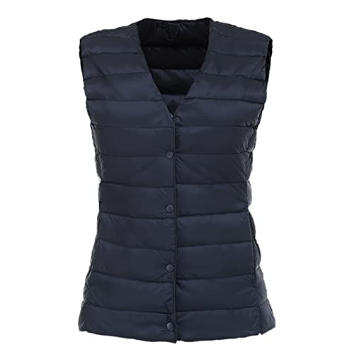Steppweste Damen Kurz Ohne Ärmel - Weste Damen Elegant Kurz V-Ausschnitt Daunenweste Mit Knöpfen Puffer Mantel Kuschelige Flauschjacke Ärmellos Winterweste Slim Fit Übergangsweste Casual Sportweste Steppweste Damen Kurz Ohne Ärmel - Weste Damen Elegant Kurz V-Ausschnitt Daunenweste Mit Knöpfen Puffer Mantel Kuschelige Flauschjacke Ärmellos Winterweste Slim Fit Übergangsweste Casual Sportweste von Generisch