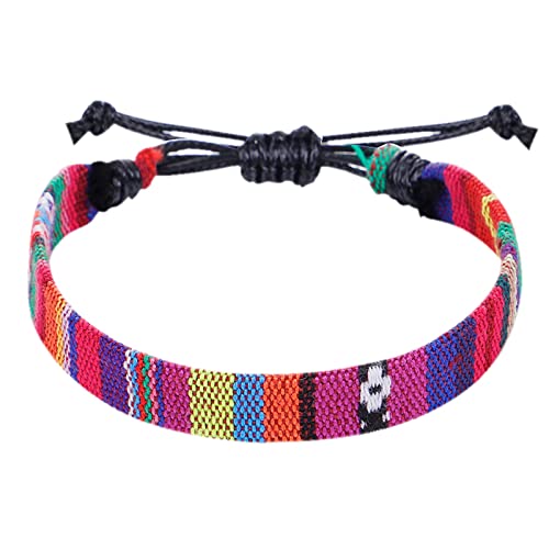 Stern-Ohrringe, verstellbar, für Männer und Frauen, dünne Schnur, handgefertigt, Strand, bunte Taucheruhren für Herren, Einheitsgröße, Stoff, Kein edelstein von Generisch