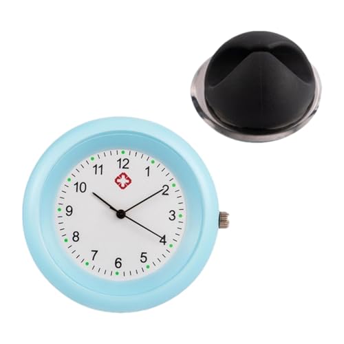 Stethoskopuhr - Clip On Stilluhr Taschenuhr | Wasserdicht Zuverlässige Uhren Präzises Medizinisches Werkzeug Professionelles Zubehör für Ärzte, Krankenschwestern, Gesundheitspraktiker, blau, Refer to von Generisch