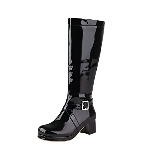 Stiefel Damen High Heels Overknees Blockabsatz Schuhe Sexy Hohe Elegante Plateau Glitzer Pumps Mit Absatz Stöckelschuhe Trachtenschuhe Highheels Spring Fetisch Overknee Springerstiefel Stiletto Goth Stiefel Damen High Heels Overknees Blockabsatz Schuhe Sexy Hohe Elegante Plateau Glitzer Pumps Mit Absatz Stöckelschuhe Trachtenschuhe Highheels Spring Fetisch Overknee Springerstiefel Stiletto Goth von Generisch