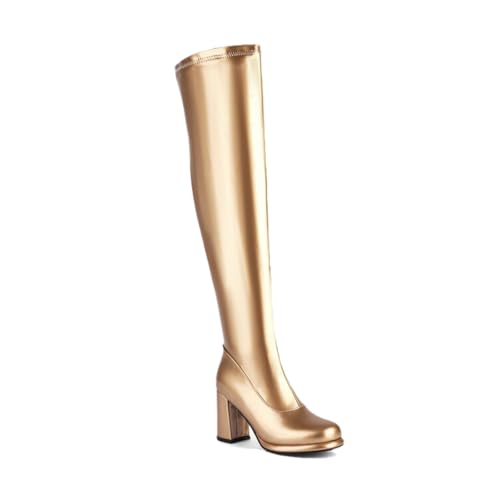 Stiefel Damen Spring Elegante Schuhe Mit Absatz Sexy Stöckelschuhe Lederstiefel Hohe High Heels Springerstiefel Platform Boots Glitzer Pumps Blockabsatz Goth Overknees Stiefel Damen Spring Elegante Schuhe Mit Absatz Sexy Stöckelschuhe Lederstiefel Hohe High Heels Springerstiefel Platform Boots Glitzer Pumps Blockabsatz Goth Overknees von Generisch