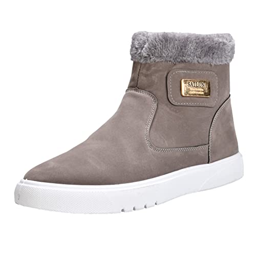 Stiefel Herren Leder Pu Hoch, Winterschuhe Herren Gefüttert Bootsschuhe Elegant Springerstiefel Trekking Arbeitsstiefel Casual Schneeschuh Schneestiefel Vegan Wanderschuhe Ohne Schnürsenkel Schuhe Stiefel Herren Leder Pu Hoch, Winterschuhe Herren Gefüttert Bootsschuhe Elegant Springerstiefel Trekking Arbeitsstiefel Casual Schneeschuh Schneestiefel Vegan Wanderschuhe Ohne Schnürsenkel Schuhe von Generisch