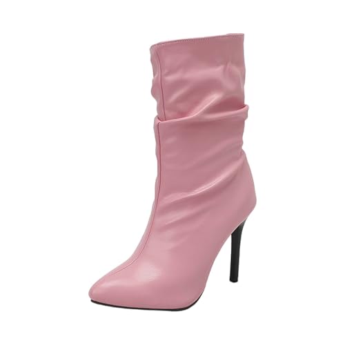 Stiefeletten Damen Mit Absatz Leder Damen High Heels Stiefel Sexy Lederstiefel Pfennigasbatz Schlupfstiefel Elegante Pu-Lerde-Stiefel Halbschaft Chelsea Boots Stilettos Damenstiefel Stiefeletten Damen Mit Absatz Leder Damen High Heels Stiefel Sexy Lederstiefel Pfennigasbatz Schlupfstiefel Elegante Pu-Lerde-Stiefel Halbschaft Chelsea Boots Stilettos Damenstiefel von Generisch