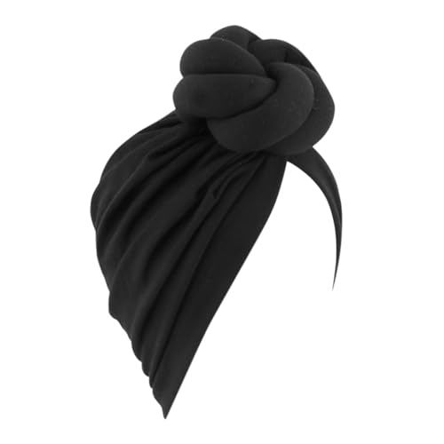 Stirnbänder, Mütze, Mütze, Schal, Turban, Turban, Mütze, Kopfbedeckung, Stirnband, für Damen, Schwarz , Einheitsgröße von Generisch