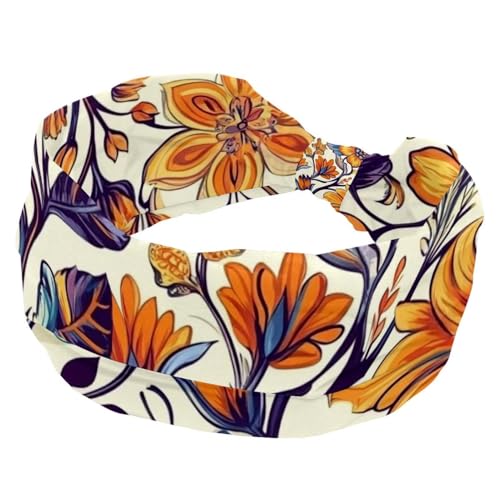 Stirnbänder für Damen, rutschfest, elastisch, Sport-Haarbänder für Damen, weiches Stoff-Stirnband für Workout, Yoga, modisches Haar-Accessoire, Bohemian-Blumen-104, 1 Stück Stirnbänder für Damen, rutschfest, elastisch, Sport-Haarbänder für Damen, weiches Stoff-Stirnband für Workout, Yoga, modisches Haar-Accessoire, Bohemian-Blumen-104, 1 Stück von Generisch