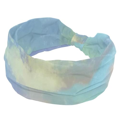 Stirnbänder für Damen, rutschfest, elastisch, Sport-Haarbänder für Damen, weiches Stoff-Stirnband für Workout, Yoga, modisches Haarzubehör, buntes Batikfärben, 1 Stück Stirnbänder für Damen, rutschfest, elastisch, Sport-Haarbänder für Damen, weiches Stoff-Stirnband für Workout, Yoga, modisches Haarzubehör, buntes Batikfärben, 1 Stück von Generisch