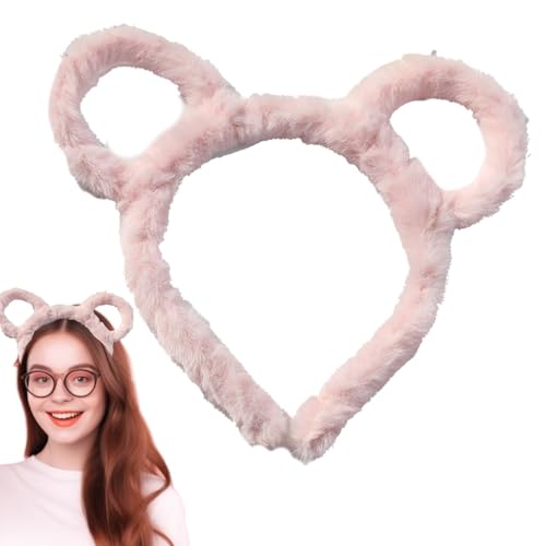 Stirnbänder für Frauen zum Waschen des Gesichts, Süßes Make-up-Stirnband für Frauen,Plüsch-Haarreifen, dekorative Accessoires, Make-up-Hautpflege-Stirnband für Kinder und Erwachsene Stirnbänder für Frauen zum Waschen des Gesichts, Süßes Make-up-Stirnband für Frauen,Plüsch-Haarreifen, dekorative Accessoires, Make-up-Hautpflege-Stirnband für Kinder und Erwachsene von Generisch