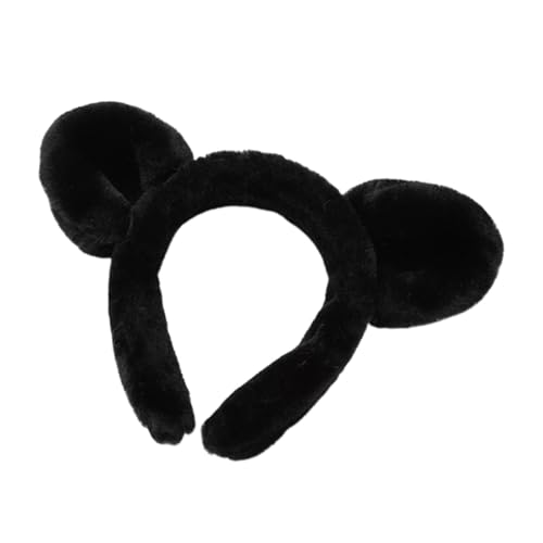 Stirnband mit Tierohren, Stirnband mit Bärenohren,Süßes Plüsch Haarband Bärenohren - Haar-Accessoires, rutschfestes Gesichtswasch-Stirnband für Frauen und Mädchen, Hautpflege von Generisch