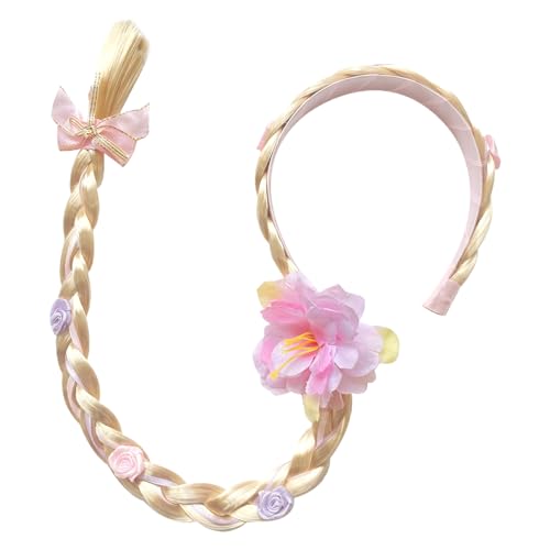 Stirnbandperücke, Prinzessinstirnbänder für Mädchen | Safe Girls Perücke,Buntes weiches Styling -Werkzeug hautfreundliches realistisches Haarstück für Cosplay -Partyspielzeug Stirnbandperücke, Prinzessinstirnbänder für Mädchen | Safe Girls Perücke,Buntes weiches Styling -Werkzeug hautfreundliches realistisches Haarstück für Cosplay -Partyspielzeug von Generisch