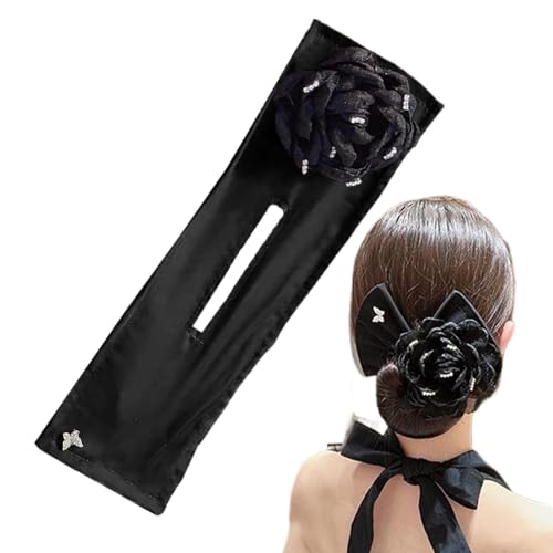 Stoff Hair Bun Maker, Haarbrötchen Maker Twist - Blumenförmiger langer Haar-Lockenbrei Maker | Weiblichkeit Accessoire Mode Schmuck Easy Fast Roll zum Dating, Reisen, Hochzeit von Generisch