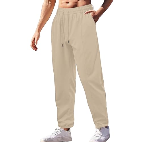 Stoffhose Herren Elegant Regular Einfarbig Elastische Taille Mit Taschen Freizeithose Für Herren Gerade Atmungsaktive Arbeits Schmale Bügelfalten Hose Weites Bein Stoffhose Herren Elegant Regular Einfarbig Elastische Taille Mit Taschen Freizeithose Für Herren Gerade Atmungsaktive Arbeits Schmale Bügelfalten Hose Weites Bein von Generisch