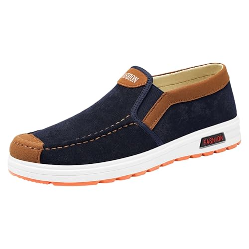 Stoffschuhe Herren Sommer Slip-On Freizeitschuhe Weich Leicht Walkingschuhe Modische Elegant Flacheschuhe Ältere Männer Fitnessschuhe Vintage Straßenschuhen mit Dicke Sohle Schlupfschuhe Stoffschuhe Herren Sommer Slip-On Freizeitschuhe Weich Leicht Walkingschuhe Modische Elegant Flacheschuhe Ältere Männer Fitnessschuhe Vintage Straßenschuhen mit Dicke Sohle Schlupfschuhe von Generisch