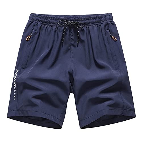 Strandhose Herren Kurze Badehose Große Größen Badeshorts Leichte Schnelltrocknend Boardshorts Baggy Surf Shorts Einfarbig Trainingsshorts Übergröße Sporthose Casual Bademode Mit Tunnelzug Schwimmhose von Generisch