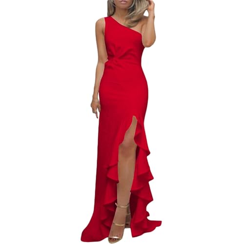 Strandkleider Sale Sommerkleider Abverkauf Abendkleid Damen Lang Elegant Für Hochzeit Cocktailkleid Schulterfrei Ballkleid Brautkleider Standesamt Partykleid Festliches Kleid Sale Bekleidung von Generisch