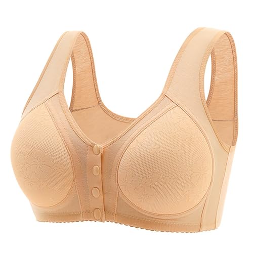 Strapless Bra Big Breasts, BH Damen Ohne Bügel Große Brüste Starker Halt Bra Bustier Büstenhalter Bralette Sportbh Fitness Unterwäsche Frauen Nahtloser Push Up Sport Gepolstert, Beige, 85B Strapless Bra Big Breasts, BH Damen Ohne Bügel Große Brüste Starker Halt Bra Bustier Büstenhalter Bralette Sportbh Fitness Unterwäsche Frauen Nahtloser Push Up Sport Gepolstert, Beige, 85B von Generisch