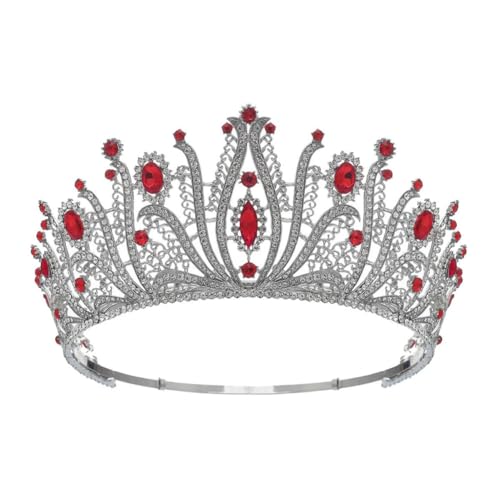 Strass-Stirnband, Krone, Kristall-Tiara, Hochzeits-Kopfschmuck, Brautschmuck, Haarschmuck für Damen, Glas von Generisch