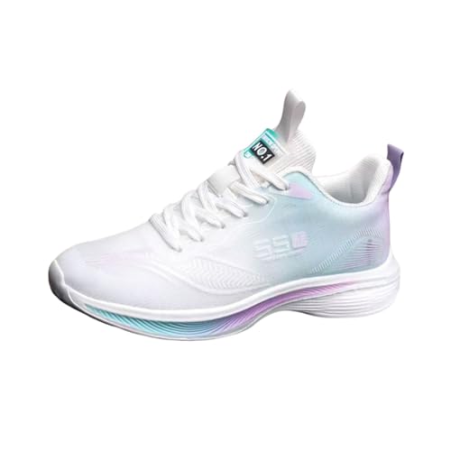 Straßenlaufschuhe für Herren, für jedes Wetter, lässige Tennis-Sportschuhe mit Kordelzug, weiche Unterseite, Sportschuh, atmungsaktiv, bequem, Walking-Sneaker, Outdoor-Sneaker, leichte Wanderschuhe von Generisch