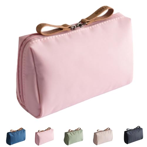 Streamline Streamline Travel Makeup Pouch, Travel MakeupPouch for Women, Portable Mini Waterproof TravelMakeup Pouch for Daily Storage Organize (Pink) von Generisch