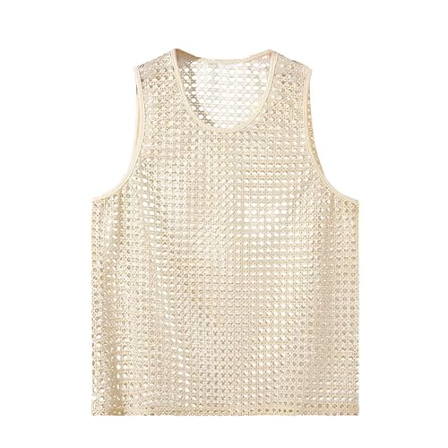 Strick Tank Top Herren Netzoberteil Netz Sexy Tanktops Muskel Netzhemd Sehen Durch Weste Mesh Shirt Fishnet Muscle Oberteil Muskelwesten Sommer Westen Hohl Out Workout Achselshirts Strick Tank Top Herren Netzoberteil Netz Sexy Tanktops Muskel Netzhemd Sehen Durch Weste Mesh Shirt Fishnet Muscle Oberteil Muskelwesten Sommer Westen Hohl Out Workout Achselshirts von Generisch