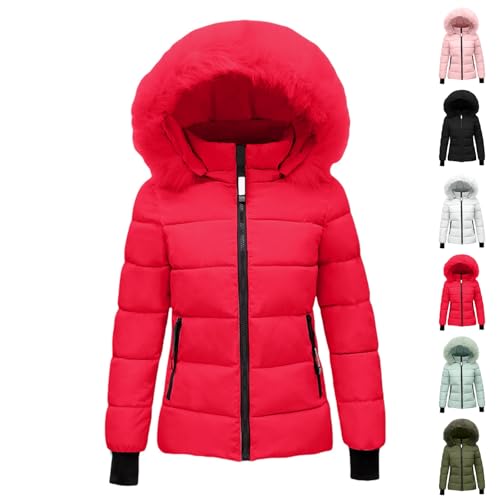 Strickjacke Damen Lang Puffer Jacke Winter Winterjacke Warm Wintermantel Steppmantel Leicht Steppjacke Übergangsjacke Kurz Pufferjacke Daunenjacke Mantel Outdoor Dicke Strickjacke Damen Lang Warm von Generisch