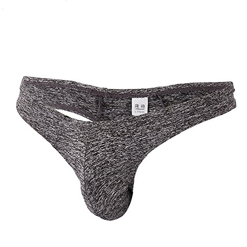 String Herren Slips Unterhosen Baumwolle Männer Slip Bambus Basic Briefs Sport Basic Slips Microfaser Männertanga Atmungsaktiv Stretch Klassischer Unterwäsche (Schwarz, XL) von Generisch