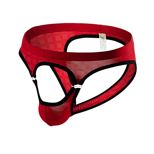 String Tanga Herren Ouvert Offen Erotische Slips - G-String Unterhosen Gay Sexy ReizwäSche - Personalisiert Unterhosen ReizunterwäSche UnterwäSche Sissy Dessous String Tanga Lover Geschenk von Generisch