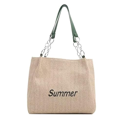 Strohtaschen Strandtasche Damenmode Strohtasche Rattan Gewebte Geldbörse Crossbody Messenger Bag Zopf Kleine Quadratische Handtasche Boho Beach von Generisch