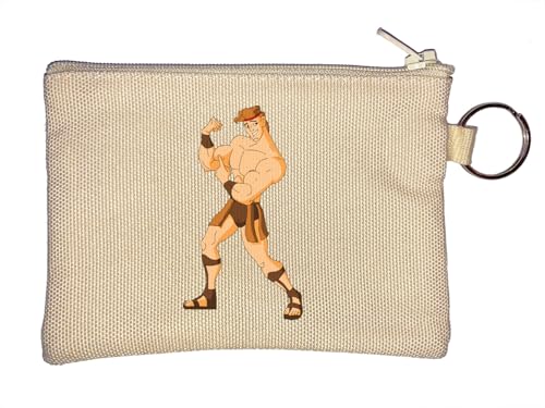 Strong Man Muscles Gym Schlüsselanhänger Münzbörse Beige von Generisch