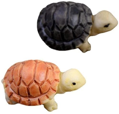 Stücke Schildkröte Figur Miniatur Statue Dekoration Garten Ornamente Mini Garten Mikro Landschaft Handwerk von Generisch
