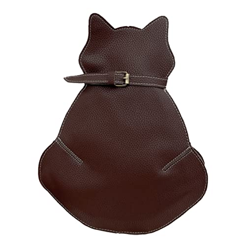 Süße Katzentasche, eine Schultertasche, Kuriertasche, modische Brusttasche, Damen, Kuriertasche für die Schule, coffee, Einheitsgröße von Generisch