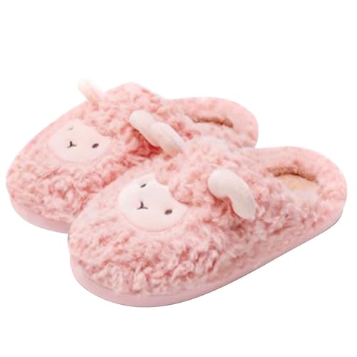 Süße Plüschtier Hausschuhe Für Frauen Hausschuhes Damen Vorne Geschlossen Pantoffeln Halloween Hauspantoffeln Cute Filzhausschuhe Freizeit Filzpantoffeln Mode Slippers Wame Pantoletten von Generisch