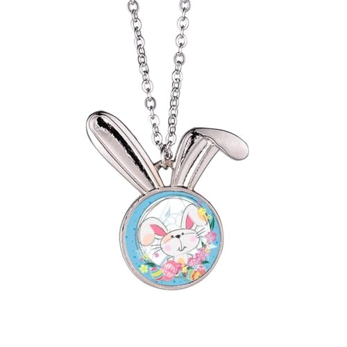 Süßer Hasen-Anhänger, Motiv: Frohe Ostern, Festival, Schmuck, Geschenk von Generisch