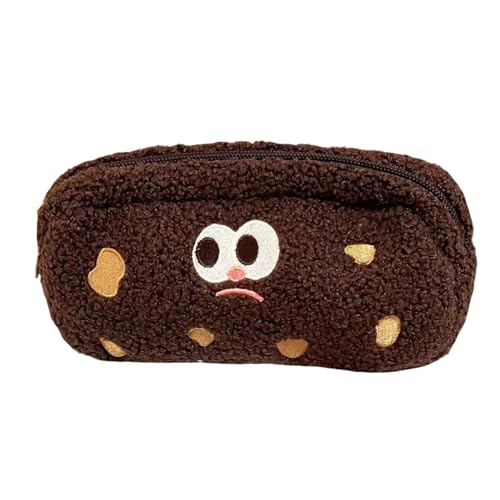 Süßes -Federmäppchen, Plüschmaterial, Schreibwaren Mit Großer Kapazität Für Stifte, Bleistifte, Marker Und Kleine Notizbücher von Generisch