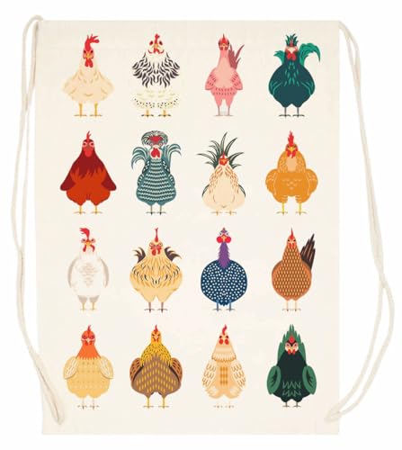 Süßes Huhn Unisex Beige Sporttasche String Sack von Generisch