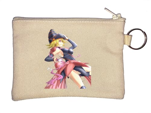 Süßes Magier-Mädchen-Schlüsselanhänger, Münzbörse, Beige von Generisch