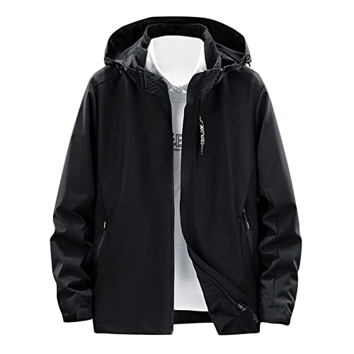 Sweatjacke Herren Mit Kapuze Dünn - Freizeitjacke Herren Mit Kapuze Baggy Sommerjacke Fashion Herrenjacke Leichte Outdoorjacke Atmungsaktiv Trainingsjacke Wasserdicht Winddicht Kapuzenjacke Jacket Sweatjacke Herren Mit Kapuze Dünn - Freizeitjacke Herren Mit Kapuze Baggy Sommerjacke Fashion Herrenjacke Leichte Outdoorjacke Atmungsaktiv Trainingsjacke Wasserdicht Winddicht Kapuzenjacke Jacket von Generisch