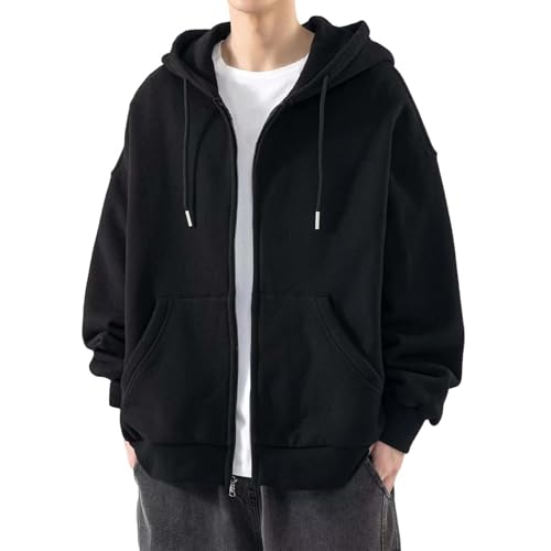 Sweatjacke Herren Zipper Hoodies Y2k Oversized Sweat Jacken Hoody Mit Kapuze Gothic Kapuzenpullover Sweatshirt Hoody Pullover Baumwolle Langarm Jacke Oversize Sportshirt FüR MäNner Jungen Herren Sweatjacke Herren Zipper Hoodies Y2k Oversized Sweat Jacken Hoody Mit Kapuze Gothic Kapuzenpullover Sweatshirt Hoody Pullover Baumwolle Langarm Jacke Oversize Sportshirt FüR MäNner Jungen Herren von Generisch