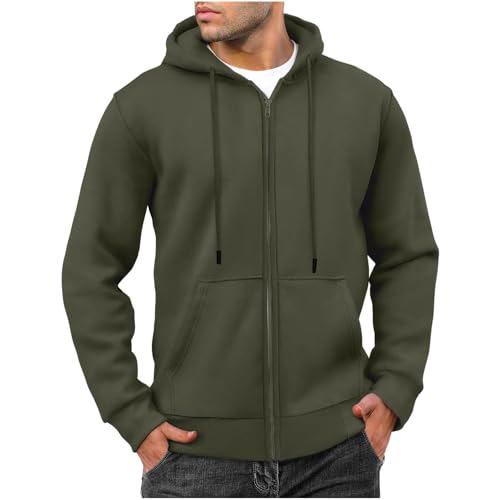 Sweatjacke Herren mit Kapuze Warm Fleece Übergangsjacke Einfarbig Zip Hoodie Fleecejacke Große Größen Langarm Kapuzenjacke Freizeit Sport Kapuzenpullover Winter Freizeitjacke Sweatshirt Jacke Sweatjacke Herren mit Kapuze Warm Fleece Übergangsjacke Einfarbig Zip Hoodie Fleecejacke Große Größen Langarm Kapuzenjacke Freizeit Sport Kapuzenpullover Winter Freizeitjacke Sweatshirt Jacke von Generisch
