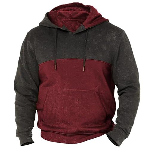 Sweatshirt Herren Mit Kapuze Pullover Herren Vintage Hoodie Herren Sweatshirt Sport Pullover Herren Streetwear Hoodie Männer Sweatshirt Freizeit Herren Sweatshirt Langarm Outdoor Pullover Herren von Generisch