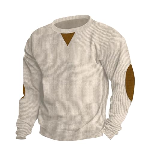 Sweatshirt Herren Ohne Kapuze Herren Pullover Römerkragen Herren Sweatshirt Langarm Arbeits Sweatshirt Herren Sport Sweatshirt Herren Outdoor Pullover Herren Freizeit Pullover Mit Ellenbogen Patches Sweatshirt Herren Ohne Kapuze Herren Pullover Römerkragen Herren Sweatshirt Langarm Arbeits Sweatshirt Herren Sport Sweatshirt Herren Outdoor Pullover Herren Freizeit Pullover Mit Ellenbogen Patches von Generisch