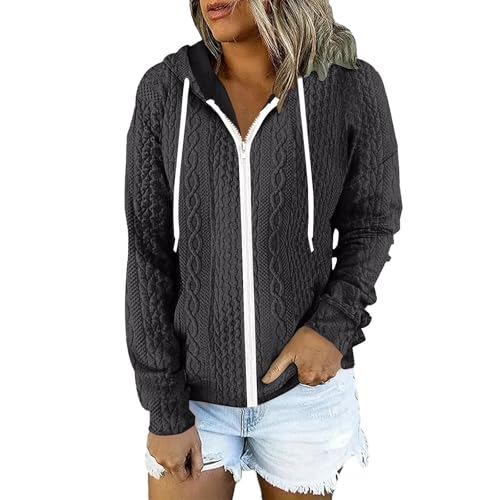 Sweatshirt Jacke Damen mit Kapuze Große Größen Sweatjacke Damen Warm Winterjacke Hoodie Damen Oversize Winter Kapuzenpullover mit Reissverschluss Kapuzenjacke Frauen Grosse Grössen Einfarbig Sweatshirt Jacke Damen mit Kapuze Große Größen Sweatjacke Damen Warm Winterjacke Hoodie Damen Oversize Winter Kapuzenpullover mit Reissverschluss Kapuzenjacke Frauen Grosse Grössen Einfarbig von Generisch