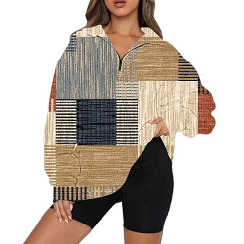 Sweatshirt Pullover Langarm Farbvarianten Langarmshirt Pulli ohne Kapuze Baumwolle Baumwollmischung Classic Basic Sweatjacke Damen Ohne Kapuze Schwarzer Pullover Damen Eng Oversized Sweatshirt Women von Generisch