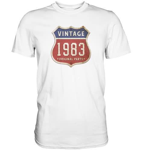 T-Shirt Geschenk zum 40. Geburtstag 40 Jahre Vintage 1983 Original Parts - Premium Shirt von Generisch